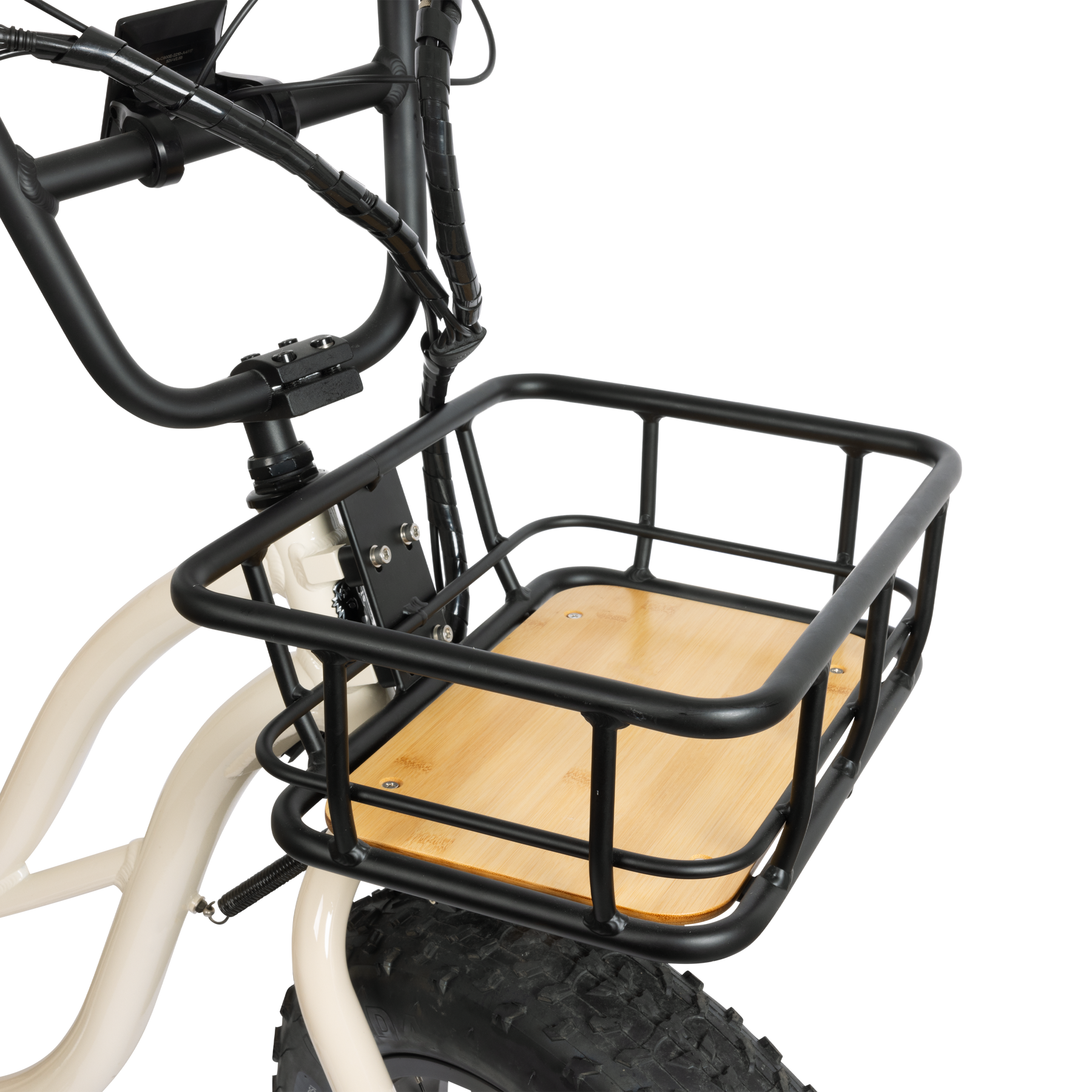 Front basket deals for electric bike